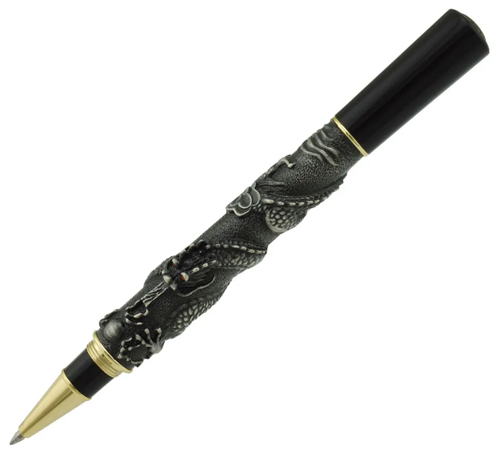 Металлическая винтажная Шариковая ручка Jinhao с чернильным стержнем тяжелая серии