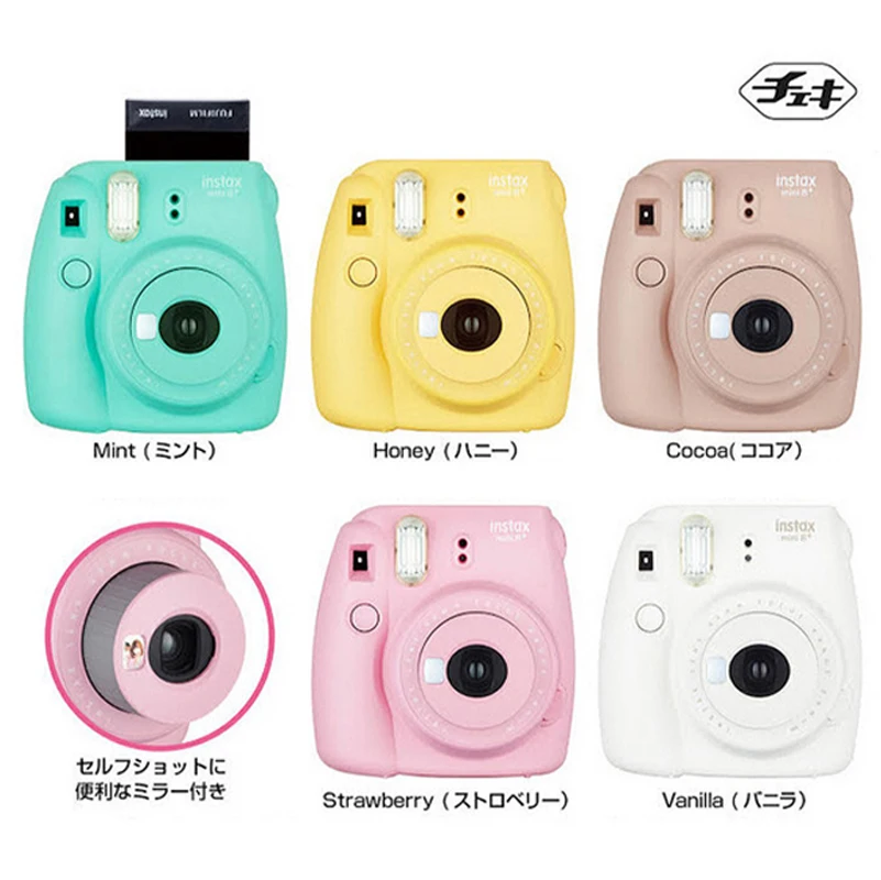 Fujifilm Instax Mini 8 Plus камера клубника + Fuji Instant 20 пленка белый край фото простое