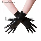 Резиновые латексные перчатки, сексуальные латексные короткие перчатки унисекс