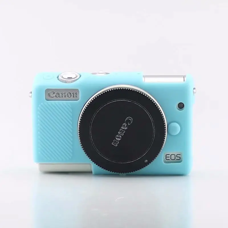 Силиконовая кожа брони чехол корпус протектор для Canon EOS R EOS RP EOSRP M100 M3 M6 M10 цифровая камера слинг сумка на плечо