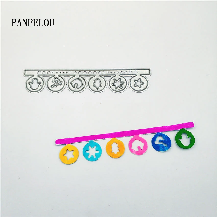 PANFELOU пасхальные украшения Скрапбукинг DIY тиснение форма в виде карты