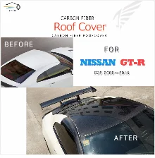 Углеродным волокном покрытие для крыши машины для Nissan GTR GT-R R35 2009 2010 2011 2012 2013 стайлинга автомобилей