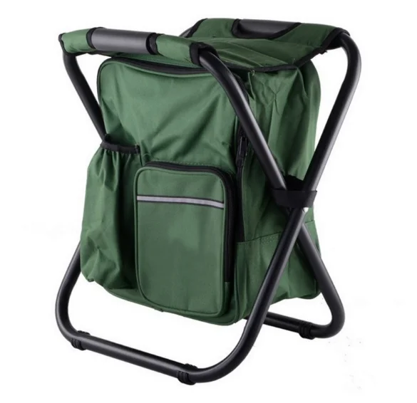 구매 패션 다기능 접이식 의자 크리에이티브 휴대용 배낭 의자, 야외 캠핑 필수 접이식 의자 비치 의자 Q372