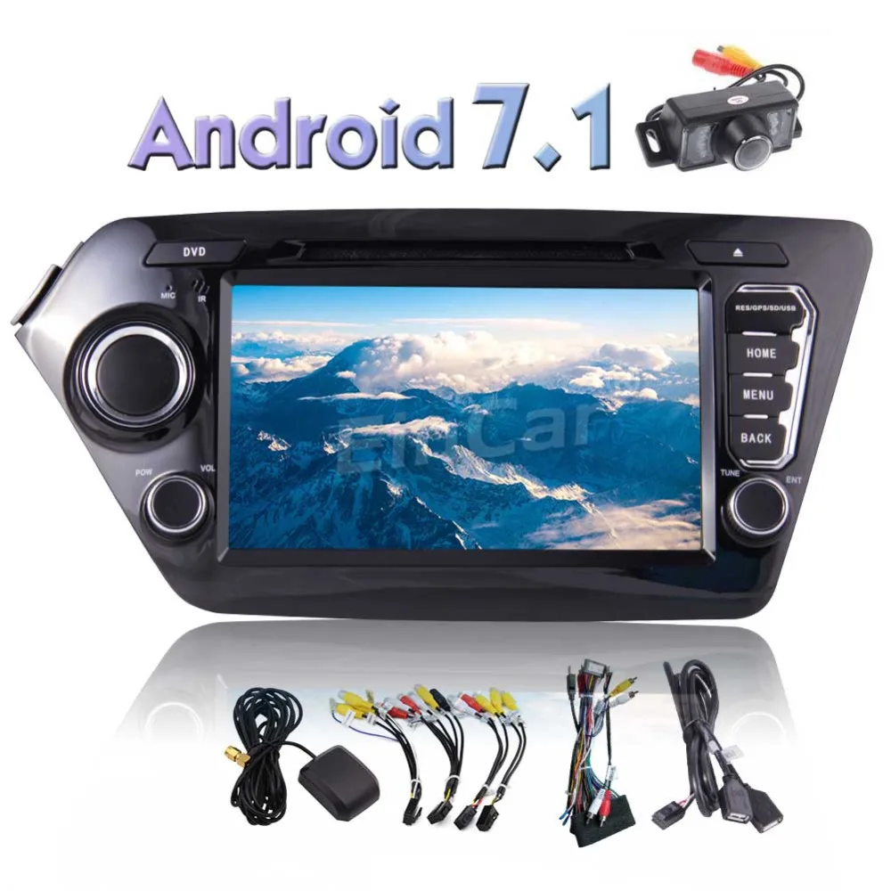 Eincar 8 &quotdvd плеер автомобиля Android 7 1 стерео для KIA K2 gps навигации Bluetooth CD FM/AM радио USB/SD
