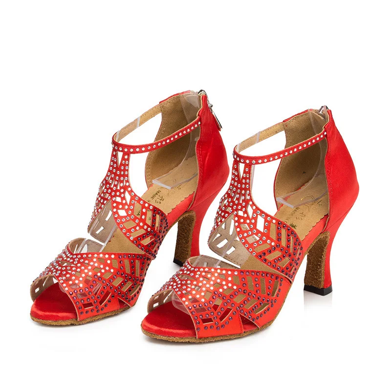 Женщина Туфли для латинских танцев дамы девочки тапки Танцы обувь Для женщин