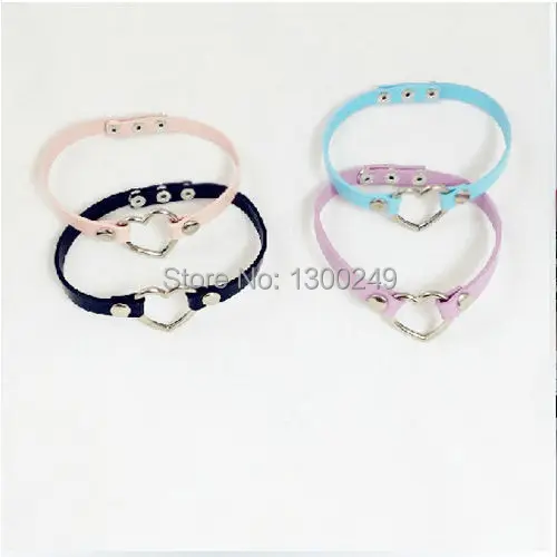 Модные сексуальные ожерелья чокер в стиле Харадзюку с заклепками виде темного