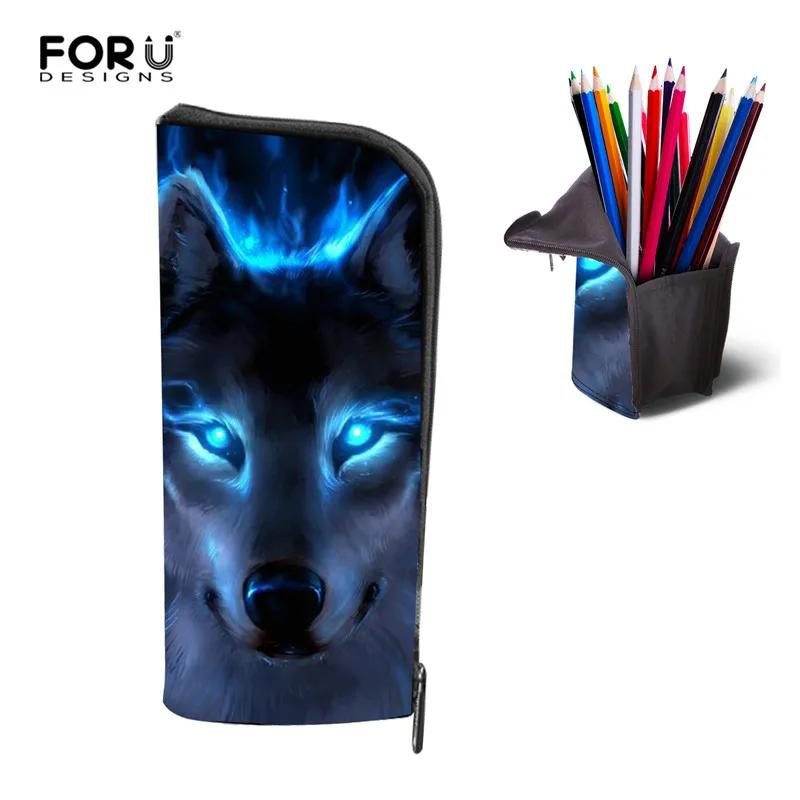 Z2264D FORUDESIGNS/рюкзак с крутым волком для подростков, мальчиков, девочек, сумки для книг, дорожная детская школьная сумка, набор для детей, Сумка с галактикой, Mochila escolar - Цвет: Z2264D