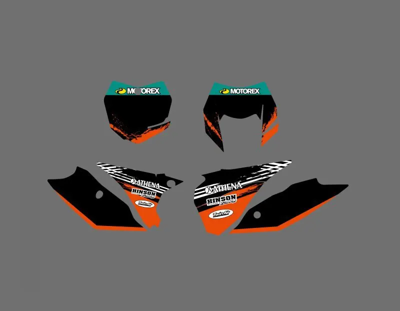 0583 оранжевый и черный новая команда графика с соответствующими фоны для