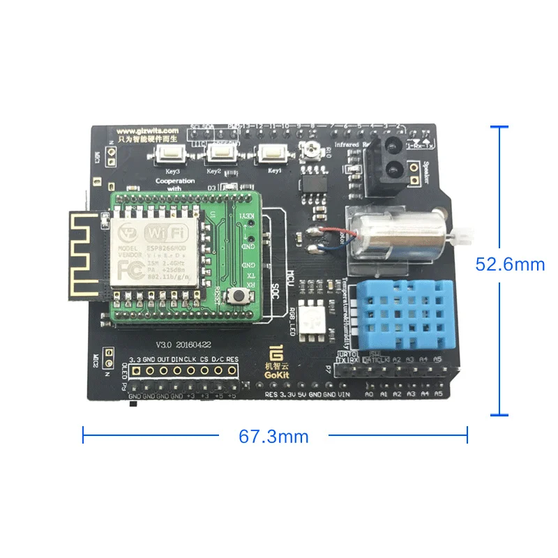 Для GOKIT3 ESP8266 модуль WIFI макетная плата для Arduino smart iot люкс SOC решение | Компьютеры и