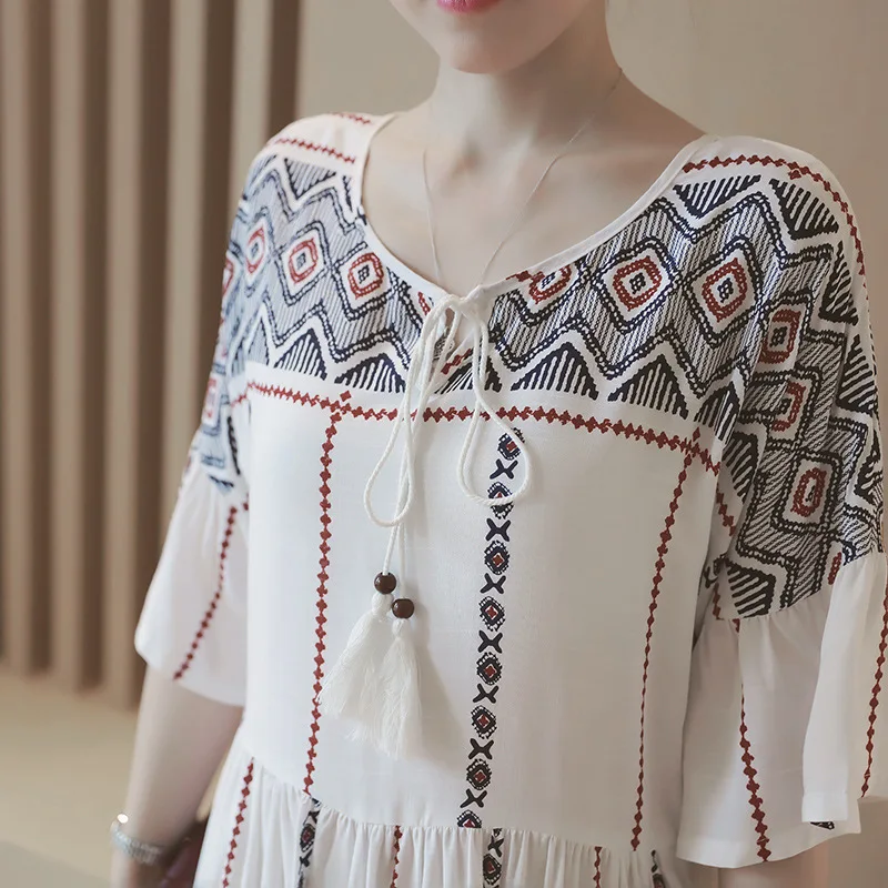 2016 новый летний женские платья национальный стиль беременным беременность