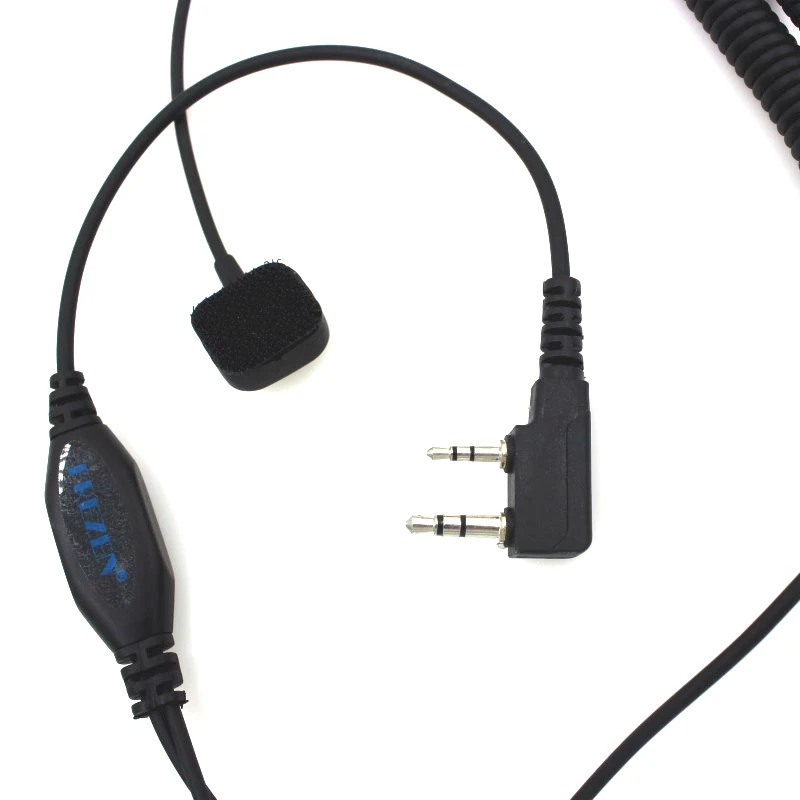 2 Pin палец PTT мотоциклетный шлем радио гарнитура микрофон для Kenwood 3207 BAOFENG UV5R UV5RA Ham