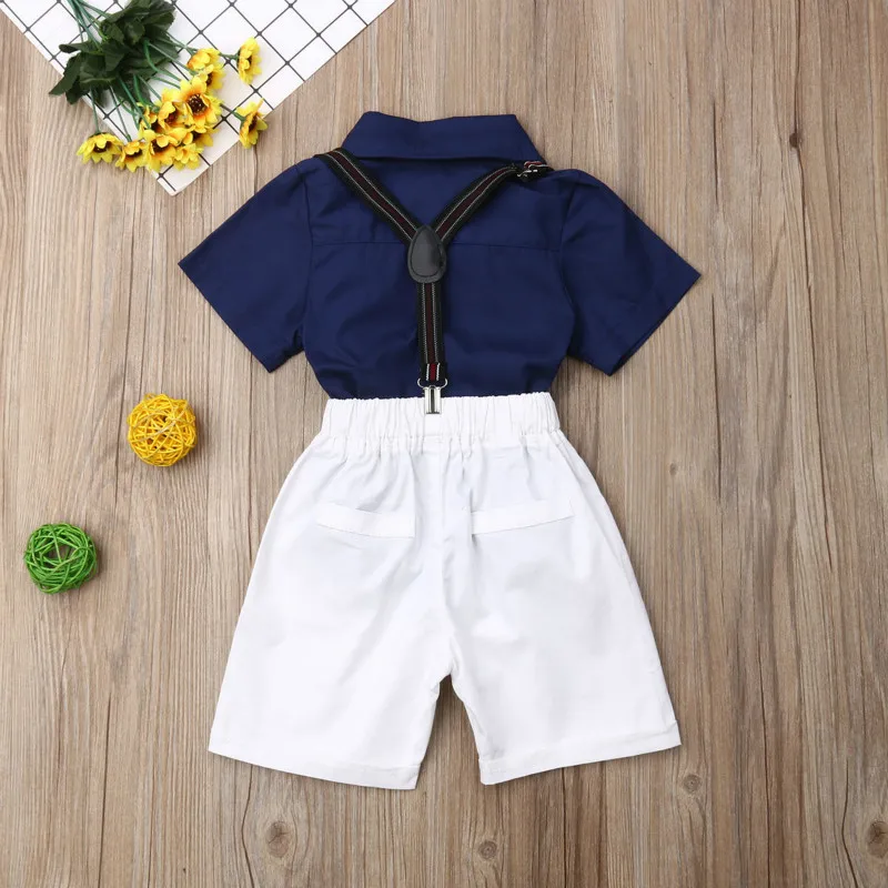 Модные детские нагрудники для маленьких мальчиков топы с галстуком-бабочкой