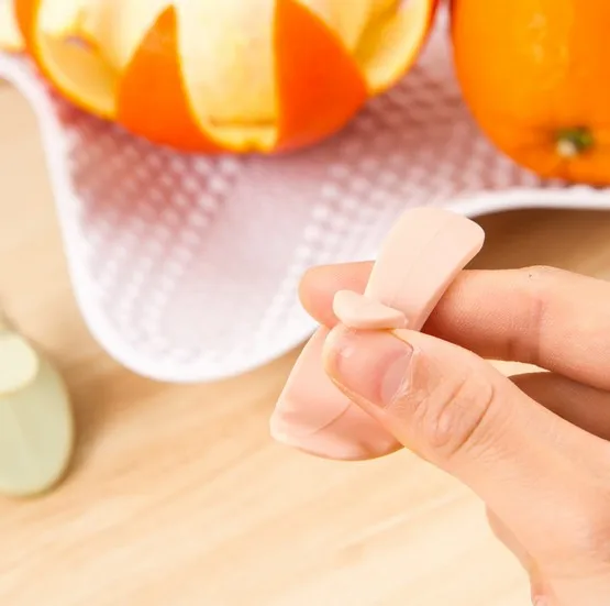 1 шт. пластмассовая нож для резки апельсинов цедры лимона грейпфрута фруктов