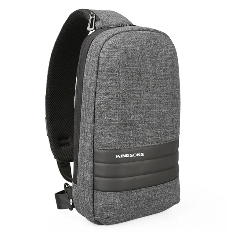 FGGS-Kingsons Men Chest Bag Single Shoulder Back pack Men's Crossbody Bags Casual Messenger Small For Travel | Багаж и сумки