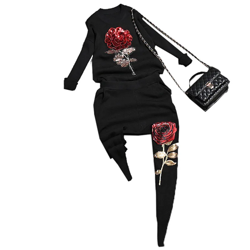 Женский трикотажный комплект из 2 предметов Повседневная рубашка с длинным