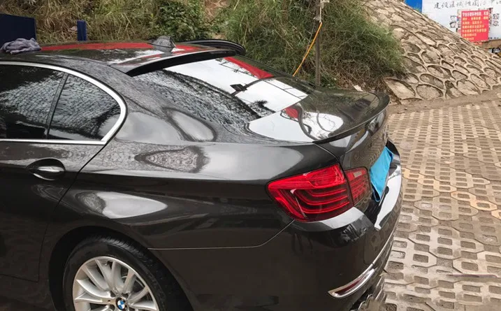 Для BMW 5 серии F10 F18 Спойлер ABS Материал Автомобильный задний Багажник крыло