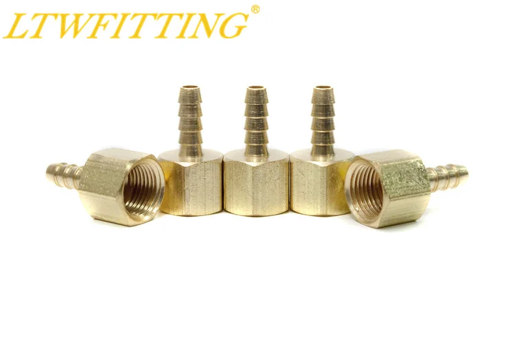 

LTWFITTING латунный фитинг муфта 1/4 "шланг Барб x 3/8" Женский NPT топливная лодка