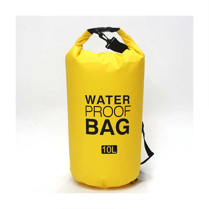10L Yellow Сумка для плавания сумка для воды 10L 15L 20L водонепроницаемая сумка для хранения сухой мешок для наружного приключения Кемпинг Canyoneering Sailing Surfing - Цвет: 10L Yellow