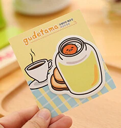As Photo 40 шт./лот Новое поступление Gudetama ленивый яйцо самоклеящиеся Блокнот заметки закладки Школа канцелярских товаров - Цвет: As Photo