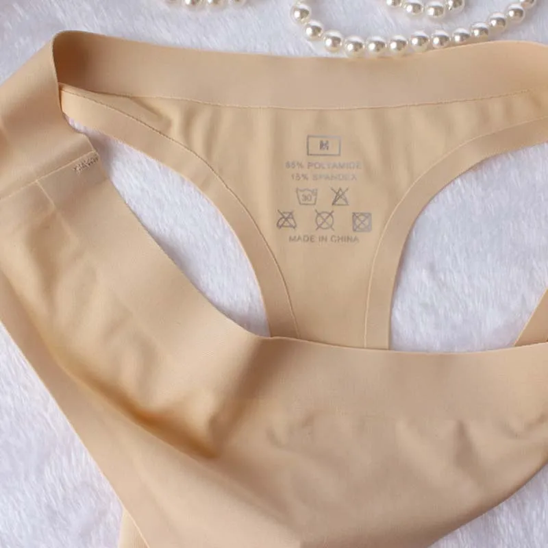 Большие размеры сексуальные женские стринги и Бесшовные трусы танга невидимые Т
