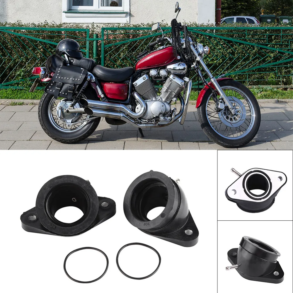 1 пара мотоциклетные карбюраторы для впуска карбюратора интерфейсные адаптеры