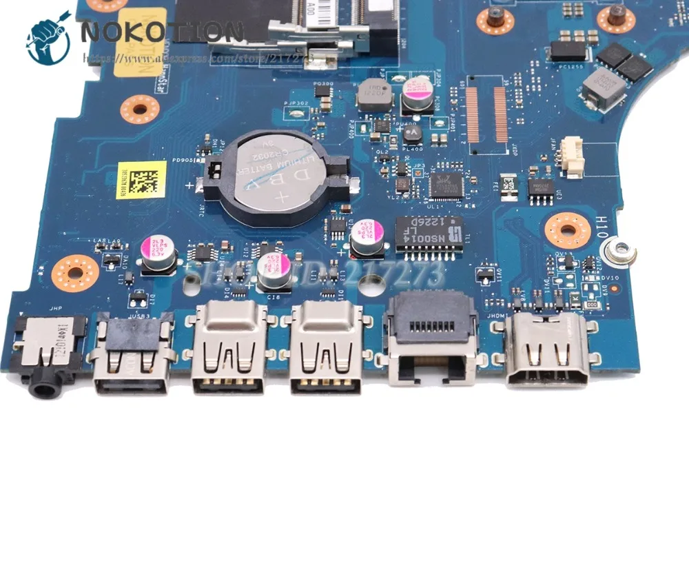 NOKOTION для Dell Inspiron 17R-5721 3721 5721 материнская плата ноутбука VAW11 искусственная деталь
