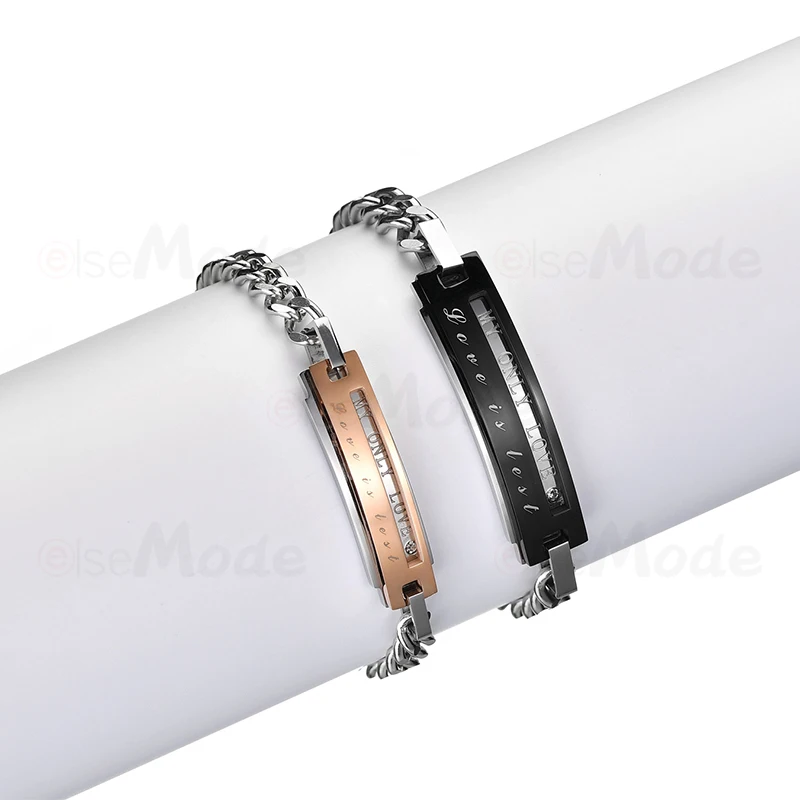 ELSEMODE романтические влюбленные раньше для женщин и мужчин парный титановый