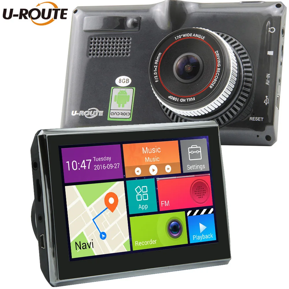 5 &quotWi Fi Android 4 Автомобильный dvr gps навигации парковка регистраторы планшеты PC Bluetooth