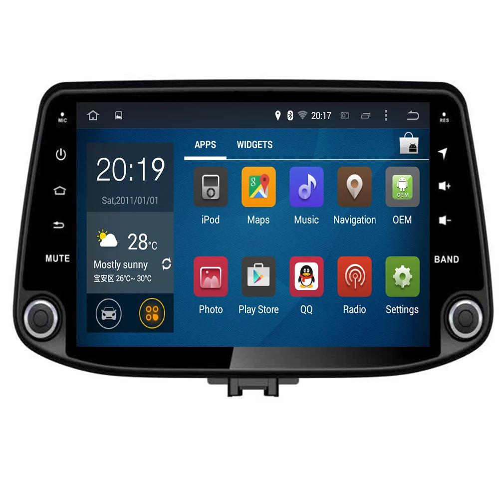 4G + 32G Восьмиядерный 2 Din стерео Android 10 автомобильное радио для Hyundai i30 2017 2018 19 GPS