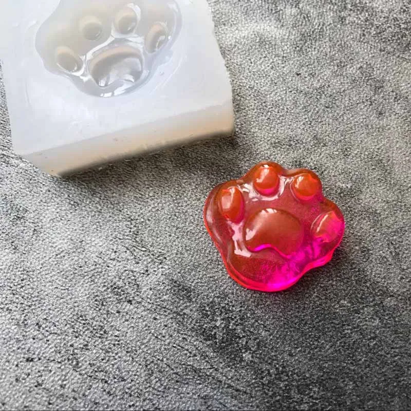 1 шт. силиконовая форма для мыла в форме маленькой кошачьей лапы украшение торта