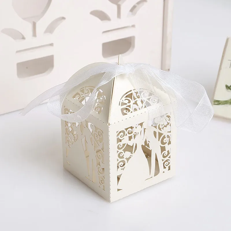 20 шт. свадебный дизайн для пары роскошный лазерной резки Deco Mariage торт шоколадный