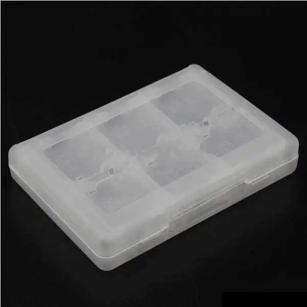 Everson Protective Plastic Game Card Cartridge Case Kit For Nintendo 3DS White |