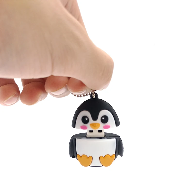 Usb флеш накопитель Pendrive с мультяшными животными 4 ГБ 8 16 32 64 милый лисой Пчелой
