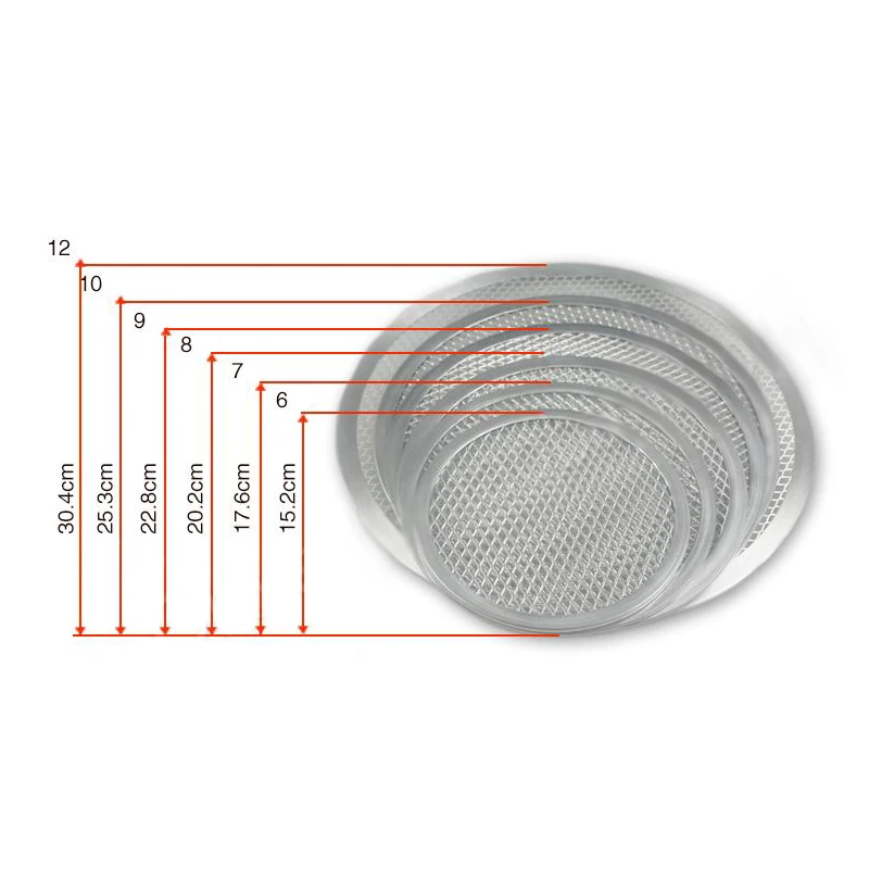 Антипригарная форма для пиццы противень выпечки металлическая сетка