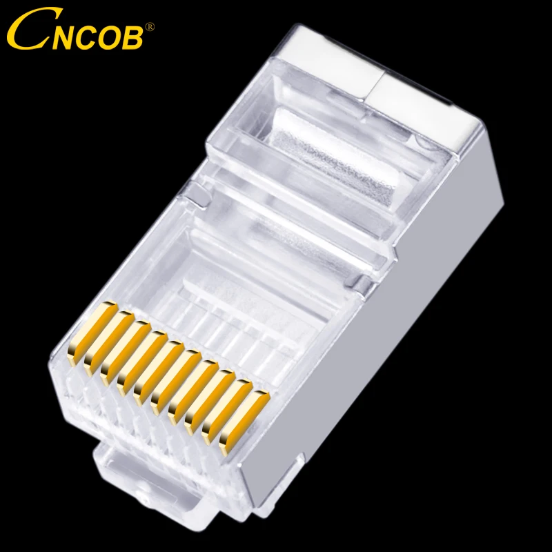 30 шт. RJ48 RJ45 RJ50 FTP 10P10C Ethernet сетевой кабель соединительный модульный разъем Cat5E 10