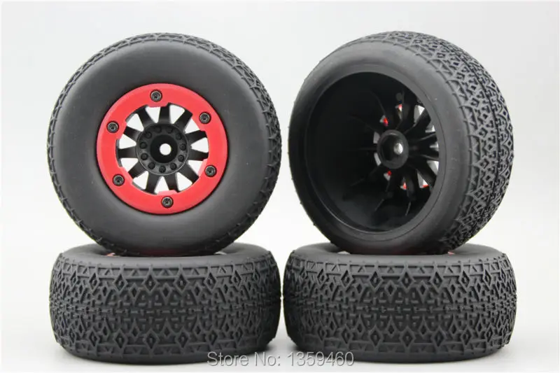 4 шт. радиоуправляемые шины 1/10 с шариковым замком набор шин короткого хода 12 мм