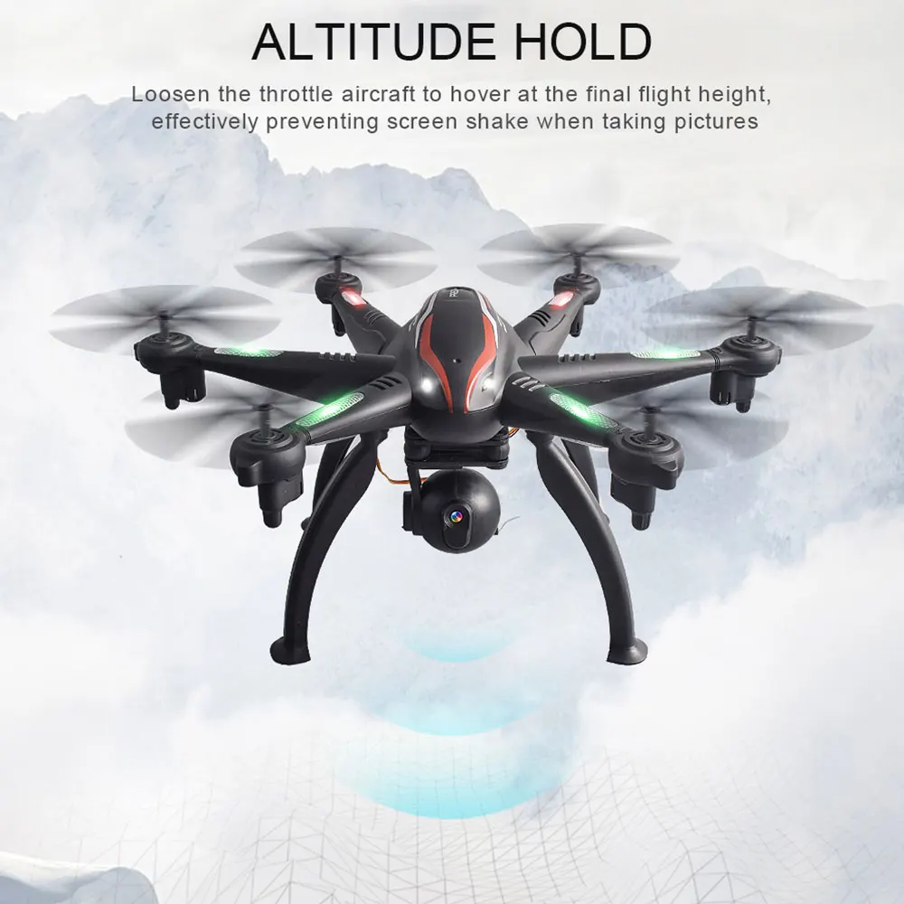 Профессиональный Интеллектуальный Дрон 2,4G/5G Wifi FPV 720 P/1080 P HD широкоугольная камера двойной gps Безголовый режим Follow Me Hexrcopter