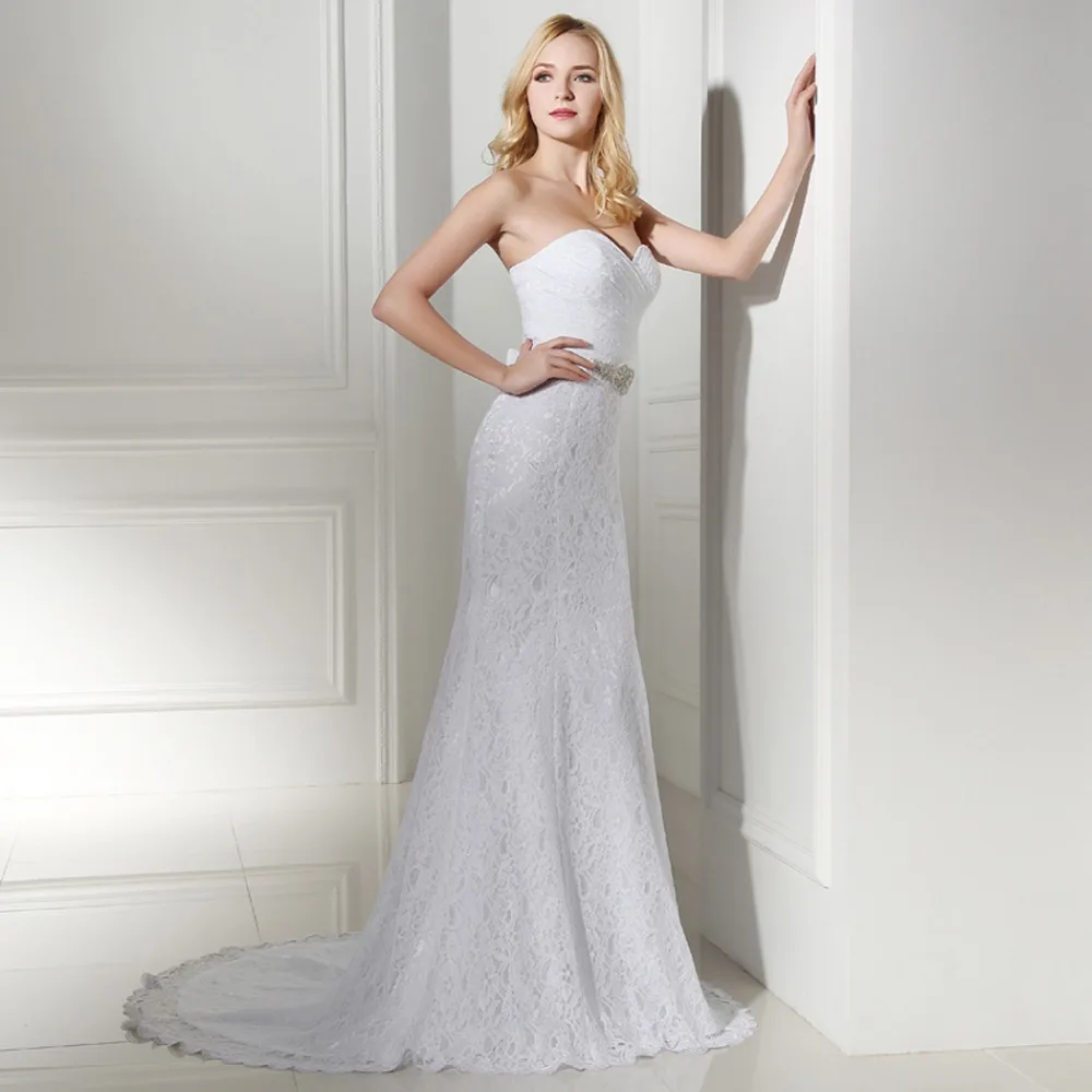 2021 в наличии! Реальное фото Дешевое элегантное кружевное свадебное платье