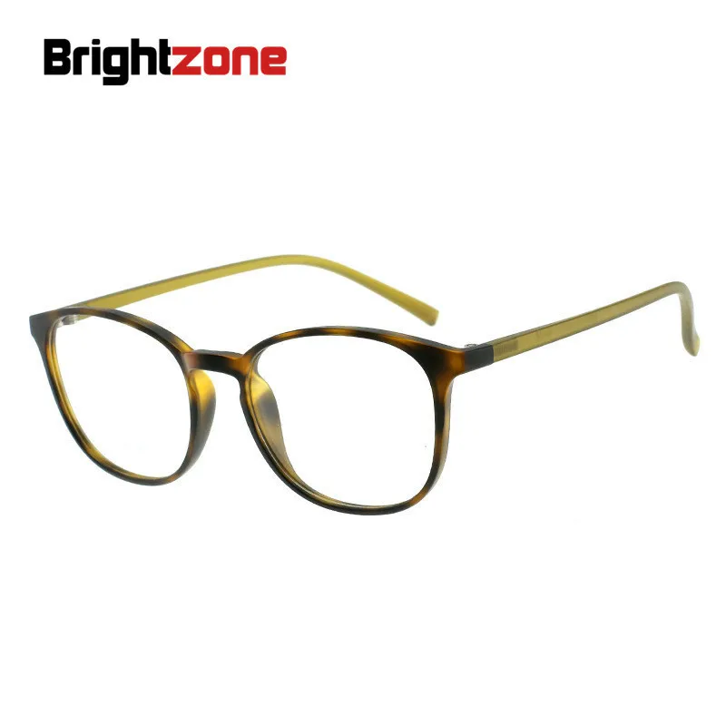 Brightzone Ретро & Винтаж реальные TR 90 круглые очки полноразмерная оправа черный