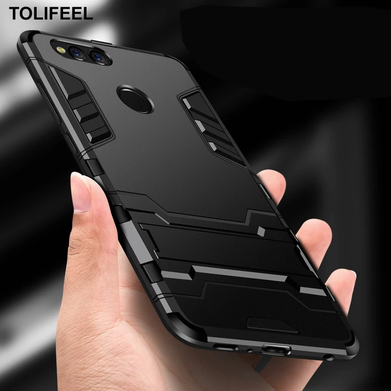 TOLIFEEL For Huawei Honor 7X Case Silicone Cover Anti-Knock Plastic Robot Armor Slim Phone Back Cases Capa | Мобильные телефоны и