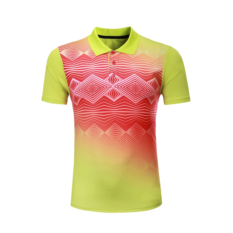 Бесплатная красивая рубашка для бадминтона с именем на заказ мужчин и женщин