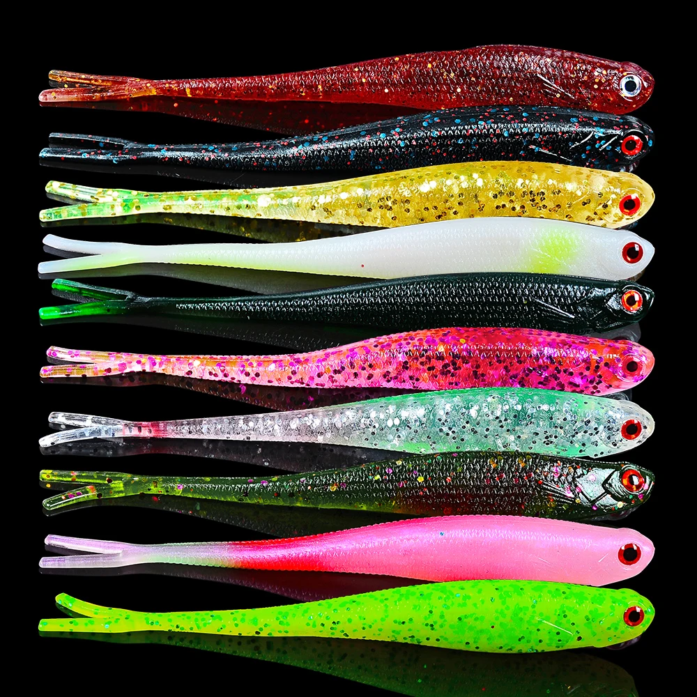 10 шт./лот Рыбалка мягкие приманки 12 5 см 7g Softbaits рыболовные снасти кремния
