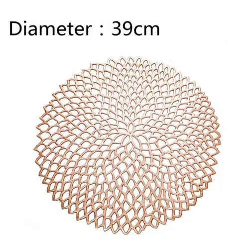 Круглый Каботажное судно теплоизоляция Коврики на стол колодки пластиковая