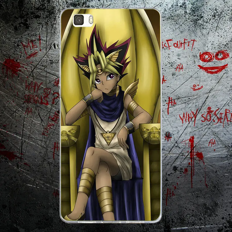 Силиконовые мягкие чехлы для телефонов Huawei P8 P9 P10 P20 Mate 10 Pro Y5 Y6 II Y7 Honor 6X7X9 Lite Anime Yu Gi Oh