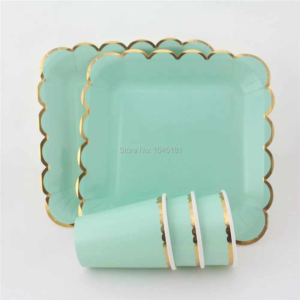 Набор посуды ipalmay для будущей матери однотонные розовые синие мятные желтые с