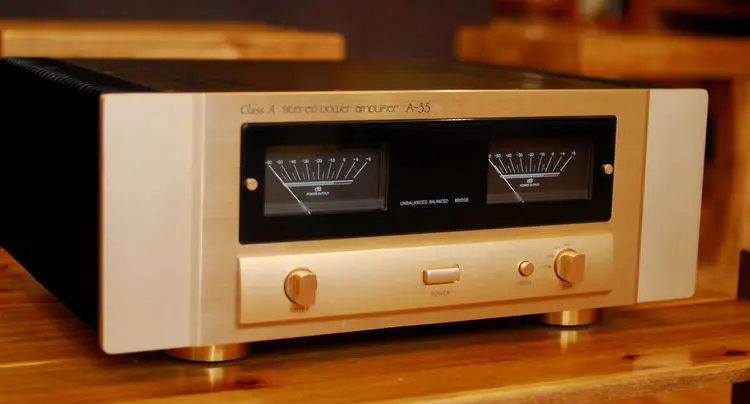 Accuphase A-35 Реплика чистый класс операции 30 Вт x 2 в 8Ω 3 параллельный push-pull конфигурации измерительный усилитель