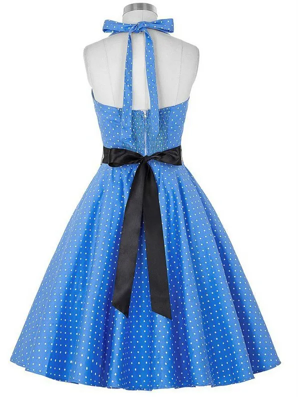 Летние платья очаровательные в горошек Ретро стиль 50 S 60 Robe рокабилли большие