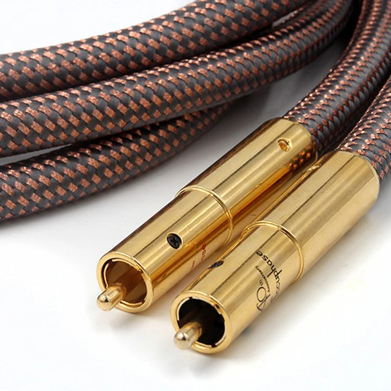 Кабель Hifi RCA Accuphase 40 е юбилейное издание OCC чистая медь соединение аудио кабель