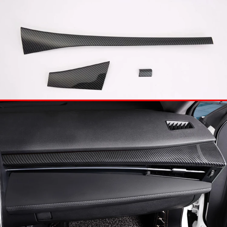 Для Toyota Avalon XX50 2018 2019 панель внутреннего инструмента из углеродного волокна для