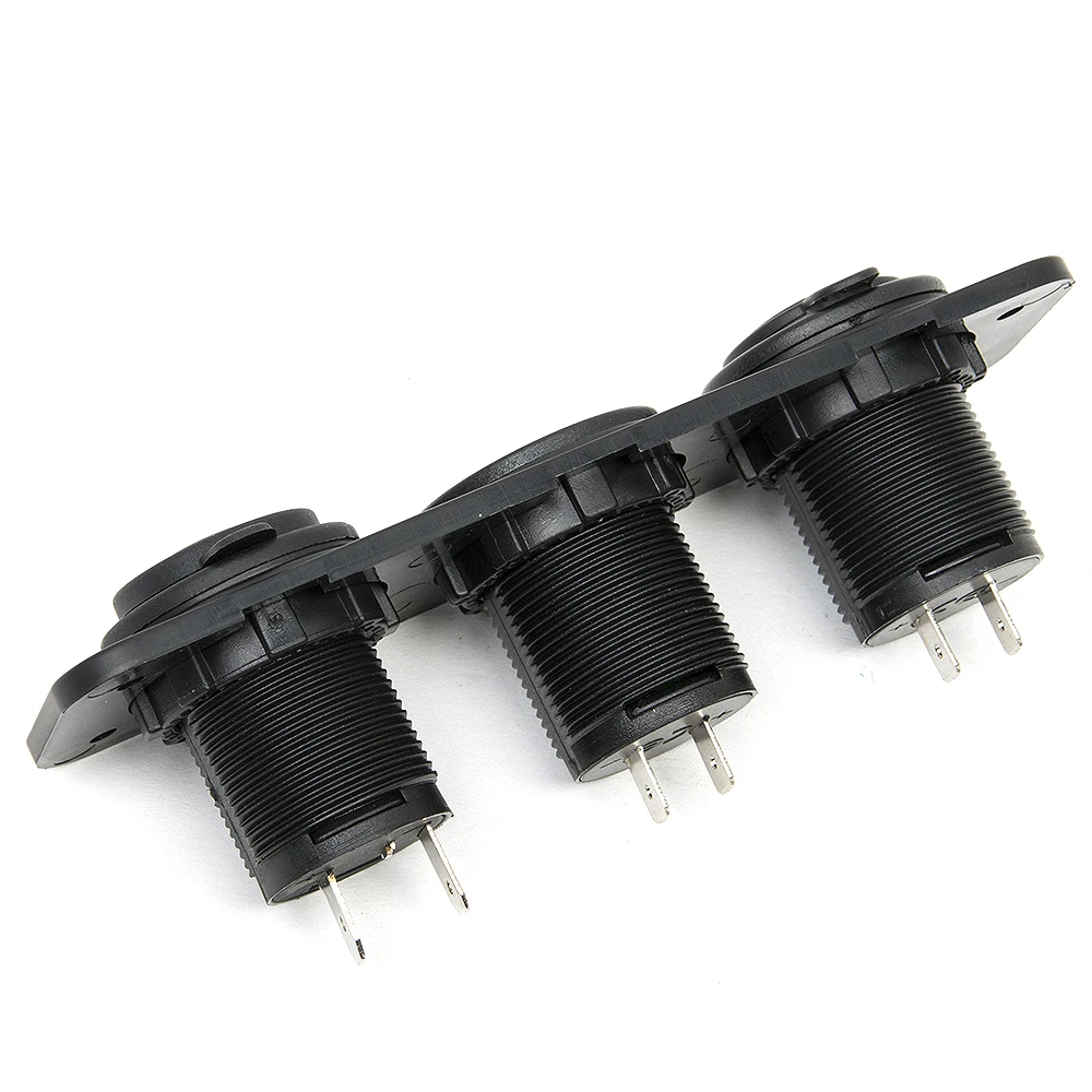 Двойной USB адаптер Автомобильное зарядное устройство мотоцикл штекер 12 В/24 В прикуриватель синий светодиодный цифровой вольтметр для мобильного телефона
